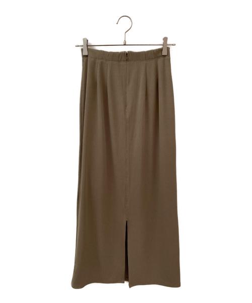 CLANE（クラネ）CLANE (クラネ) バックスリット ロングスカート ベージュ サイズ:1の古着・服飾アイテム