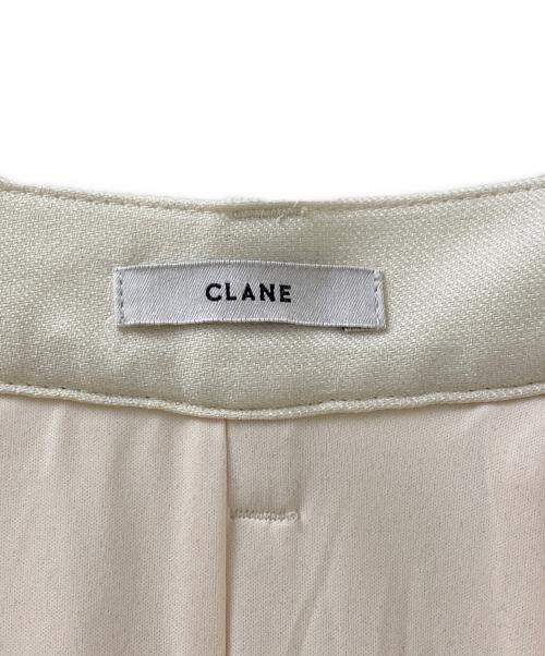 CLANE（クラネ）CLANE (クラネ) STRAIGHT LONG SKIRT/ストレートロングスカート ホワイト サイズ:1の古着・服飾アイテム