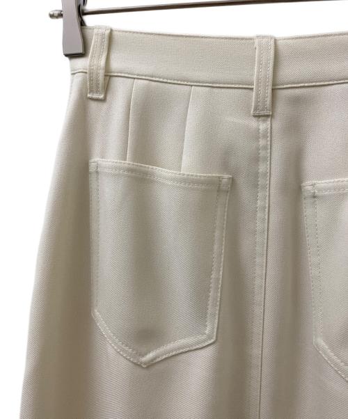 CLANE（クラネ）CLANE (クラネ) STRAIGHT LONG SKIRT/ストレートロングスカート ホワイト サイズ:1の古着・服飾アイテム