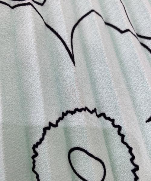 marimekko（マリメッコ）marimekko (マリメッコ) Piiru Piirto Unikko スカート 黄緑 サイズ:Freeの古着・服飾アイテム