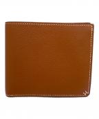 ）の古着「H セリエ コンパクトウォレット/H Sellier Compact wallet/2つ折り財布」｜ブラウン系