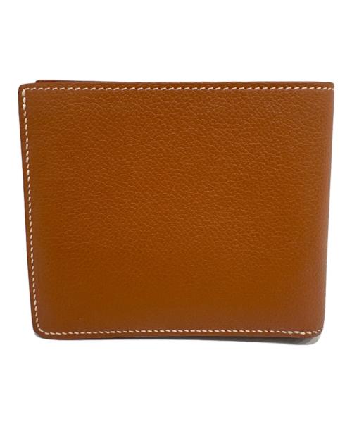 HERMES（エルメス）HERMES (エルメス) H セリエ コンパクトウォレット/H Sellier Compact wallet/2つ折り財布 ブラウン系の古着・服飾アイテム
