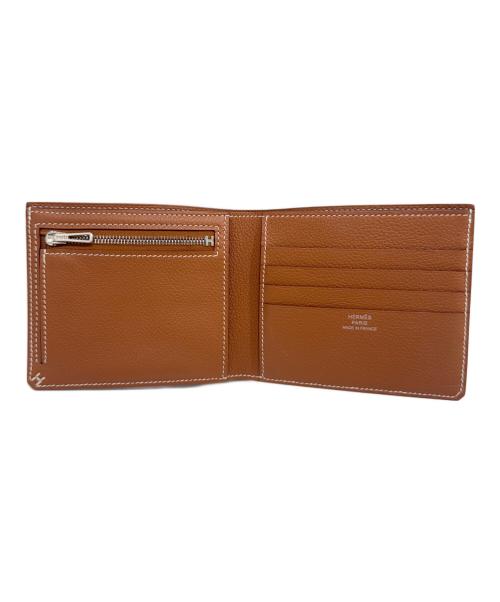 HERMES（エルメス）HERMES (エルメス) H セリエ コンパクトウォレット/H Sellier Compact wallet/2つ折り財布 ブラウン系の古着・服飾アイテム