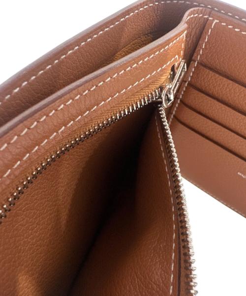HERMES（エルメス）HERMES (エルメス) H セリエ コンパクトウォレット/H Sellier Compact wallet/2つ折り財布 ブラウン系の古着・服飾アイテム