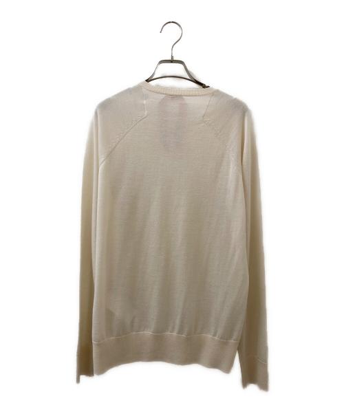 N°21（ヌメロヴェントゥーノ）N°21 (ヌメロヴェントゥーノ) Vネックニット アイボリー サイズ:36の古着・服飾アイテム