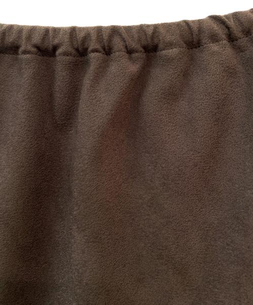 Col Pierrot（コルピエロ）Col Pierrot (コルピエロ) Fake suede Maxi スカート ブラウン サイズ:Freeの古着・服飾アイテム