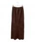 Col Pierrot (コルピエロ) Fake suede Maxi スカート ブラウン サイズ:Free：19000円