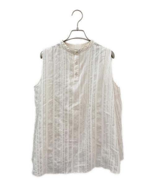 Spick and Span（スピック＆スパン）Spick and Span (スピック＆スパン) シアーテントラインブラウス ホワイト サイズ:Freeの古着・服飾アイテム