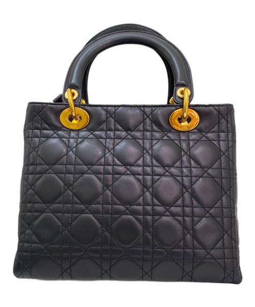 Christian Dior（クリスチャン ディオール）Christian Dior (クリスチャン ディオール) レディディオール ミディアム ブラック サイズ:ミディアムの古着・服飾アイテム