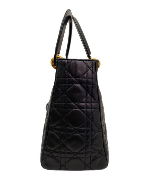 Christian Dior（クリスチャン ディオール）Christian Dior (クリスチャン ディオール) レディディオール ミディアム ブラック サイズ:ミディアムの古着・服飾アイテム