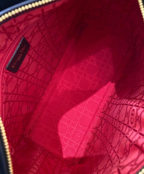 Christian Dior（クリスチャン ディオール）Christian Dior (クリスチャン ディオール) レディディオール ミディアム ブラック サイズ:ミディアムの古着・服飾アイテム