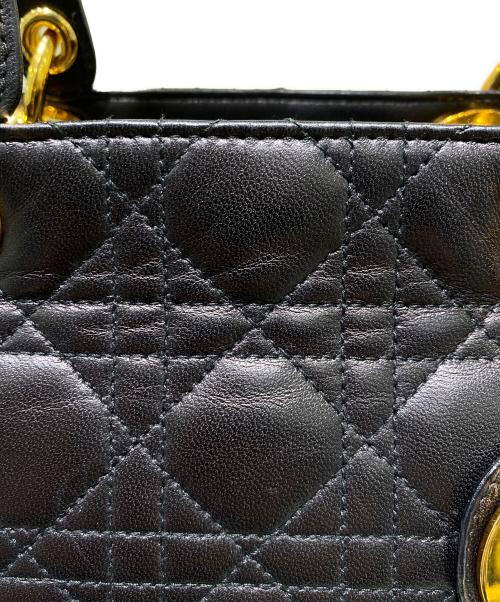 Christian Dior（クリスチャン ディオール）Christian Dior (クリスチャン ディオール) レディディオール ミディアム ブラック サイズ:ミディアムの古着・服飾アイテム