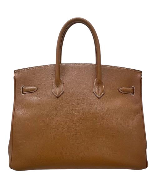 HERMES（エルメス）HERMES (エルメス) Birkin 35/バーキン35/クシュベル/ゴールド金具/□E刻印2001年製 ゴールド サイズ:35の古着・服飾アイテム