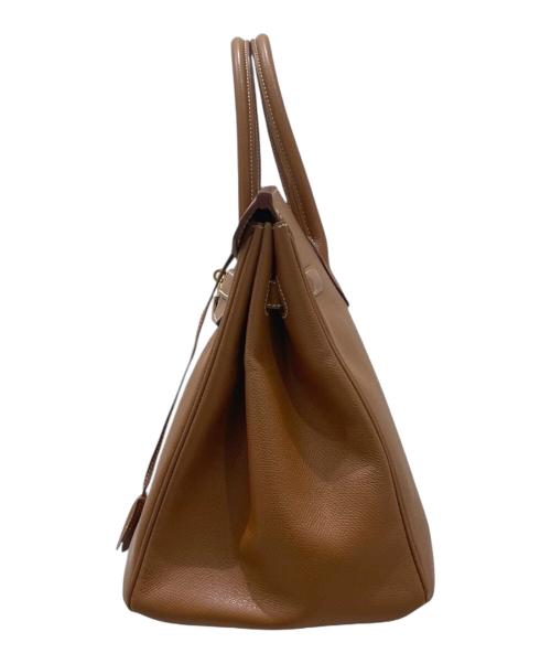 HERMES（エルメス）HERMES (エルメス) Birkin 35/バーキン35/クシュベル/ゴールド金具/□E刻印2001年製 ゴールド サイズ:35の古着・服飾アイテム
