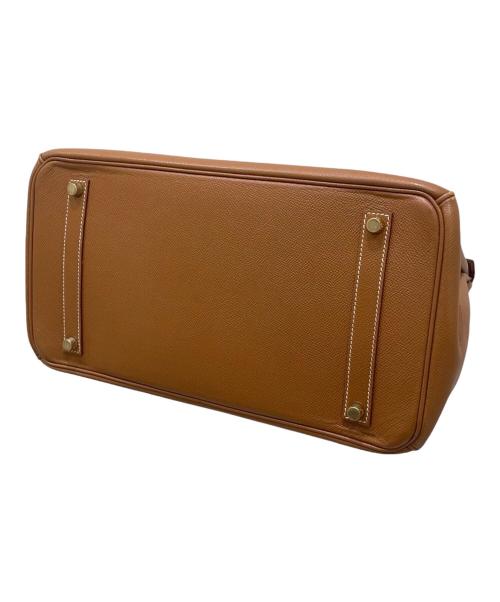 HERMES（エルメス）HERMES (エルメス) Birkin 35/バーキン35/クシュベル/ゴールド金具/□E刻印2001年製 ゴールド サイズ:35の古着・服飾アイテム