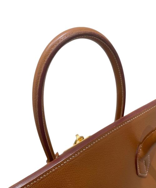HERMES（エルメス）HERMES (エルメス) Birkin 35/バーキン35/クシュベル/ゴールド金具/□E刻印2001年製 ゴールド サイズ:35の古着・服飾アイテム