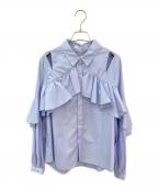 Estalla.Kエステラケー）の古着「Madelina Blouses」｜スカイブルー