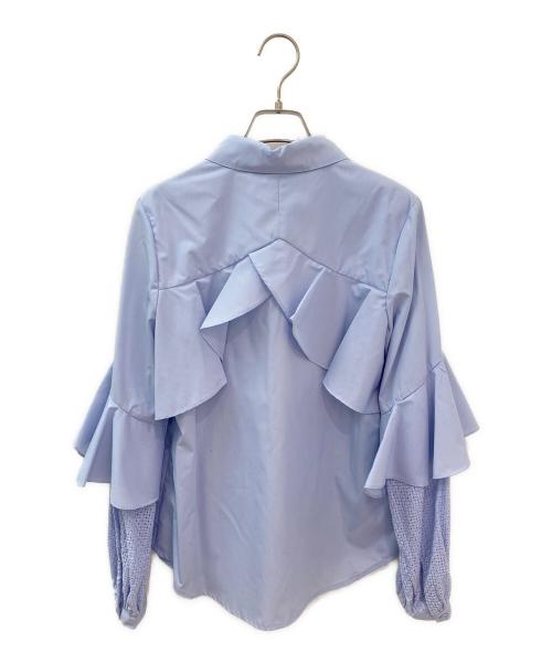 Estalla.K（エステラケー）Estalla.K (エステラケー) Madelina Blouses スカイブルー サイズ:Freeの古着・服飾アイテム