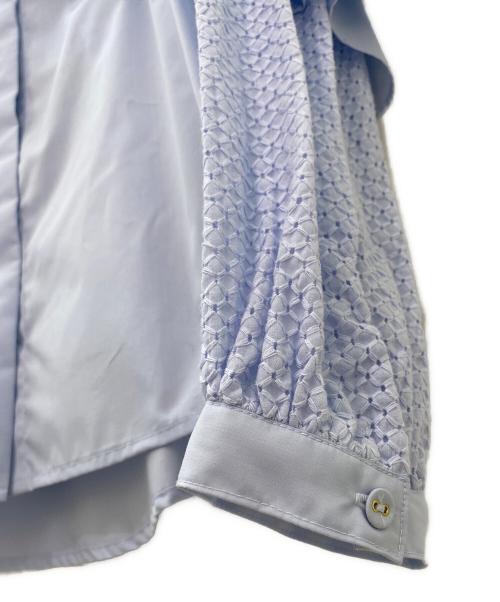 Estalla.K（エステラケー）Estalla.K (エステラケー) Madelina Blouses スカイブルー サイズ:Freeの古着・服飾アイテム