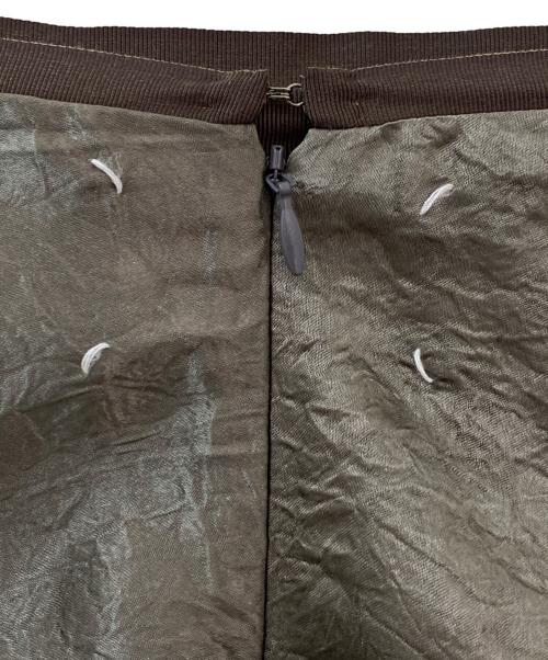 Maison Margiela（メゾンマルジェラ）Maison Margiela (メゾンマルジェラ) サテンスカート グレー サイズ:36の古着・服飾アイテム