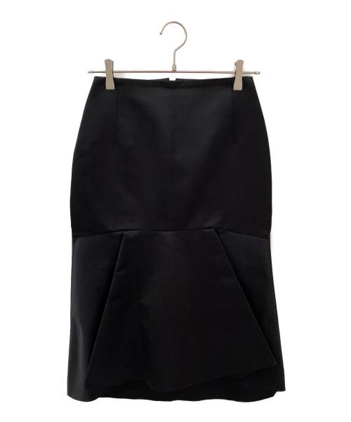 BALENCIAGA（バレンシアガ）BALENCIAGA (バレンシアガ) サテンスカート ブラック サイズ:36の古着・服飾アイテム