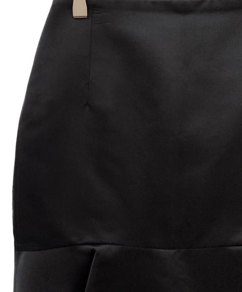 BALENCIAGA（バレンシアガ）BALENCIAGA (バレンシアガ) サテンスカート ブラック サイズ:36の古着・服飾アイテム