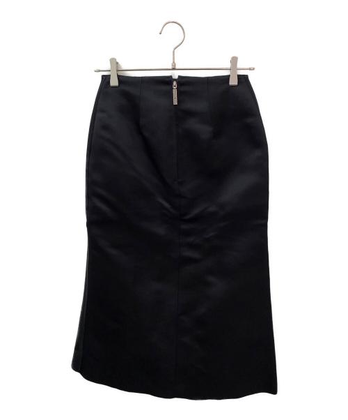 BALENCIAGA（バレンシアガ）BALENCIAGA (バレンシアガ) サテンスカート ブラック サイズ:36の古着・服飾アイテム
