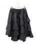BLACK COMME des GARCONS（ブラックコムデギャルソン）の古着「カットオフティアードスカート」｜ブラック