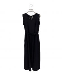 STUDIOUS（ステュディオス）の古着「V Neck Sleeveless Mesh Dress」｜ブラック