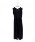 STUDIOUS（ステュディオス）の古着「V Neck Sleeveless Mesh Dress」｜ブラック