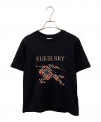 BURBERRYバーバリー）の古着「半袖Tシャツ」｜ブラック