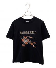BURBERRY（バーバリー）の古着「半袖Tシャツ」｜ブラック