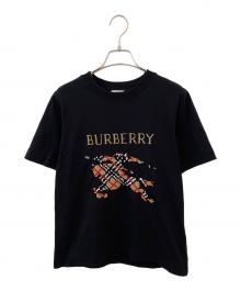 BURBERRY（バーバリー）の古着「半袖Tシャツ」｜ブラック