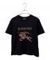 BURBERRY（バーバリー）の古着「半袖Tシャツ」｜ブラック