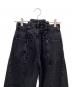 中古・古着 Maison Margiela (メゾンマルジェラ) BIAS CUT WIDE FLARE DENIM PANTS ブラック サイズ:36：65000円