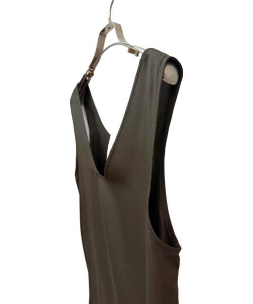 raspail（ラスパイユ）raspail (ラスパイユ) シルク ノースリーブブラウス カーキ サイズ:Freeの古着・服飾アイテム