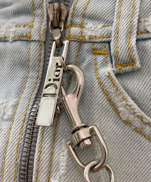 Christian Dior（クリスチャン ディオール）Christian Dior (クリスチャン ディオール) Hardcoreデニムスカート スカイブルー サイズ:36の古着・服飾アイテム