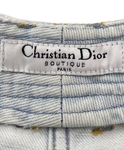 Christian Dior（クリスチャン ディオール）Christian Dior (クリスチャン ディオール) Hardcoreデニムスカート スカイブルー サイズ:36の古着・服飾アイテム