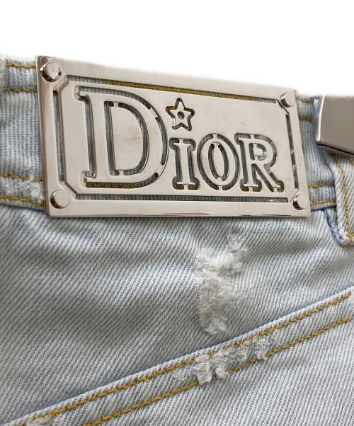Christian Dior（クリスチャン ディオール）Christian Dior (クリスチャン ディオール) Hardcoreデニムスカート スカイブルー サイズ:36の古着・服飾アイテム