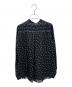theory luxe (セオリーリュクス) ドット柄長袖ブラウス ブラック サイズ:40：15000円