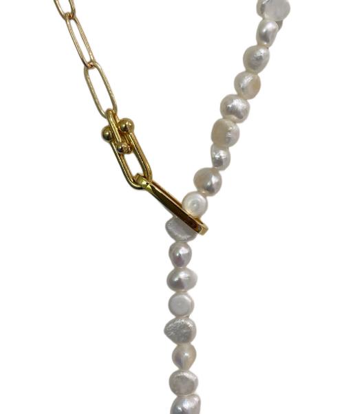 IENA（イエナ）IENA (イエナ) PEARL&PC CHAIN NECKLACE WITH ONYX ネックレスの古着・服飾アイテム