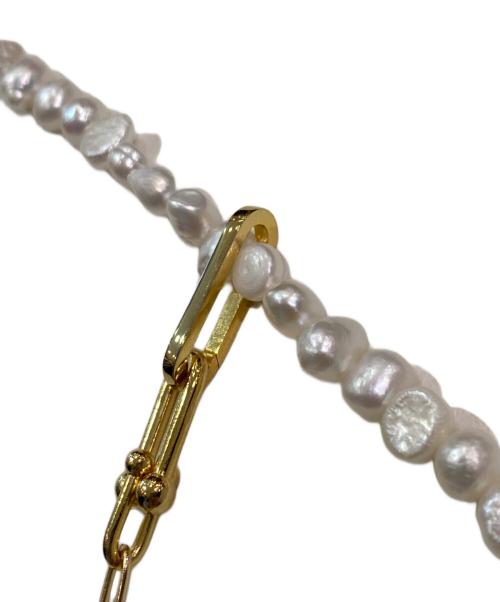 IENA（イエナ）IENA (イエナ) PEARL&PC CHAIN NECKLACE WITH ONYX ネックレスの古着・服飾アイテム