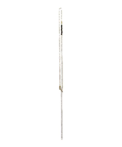 IENA（イエナ）IENA (イエナ) PEARL&PC CHAIN NECKLACE WITH ONYX ネックレスの古着・服飾アイテム