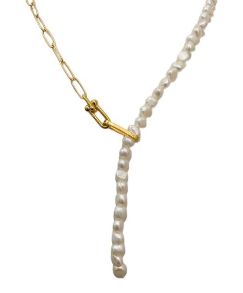 IENA（イエナ）IENA (イエナ) PEARL&PC CHAIN NECKLACE WITH ONYX ネックレスの古着・服飾アイテム