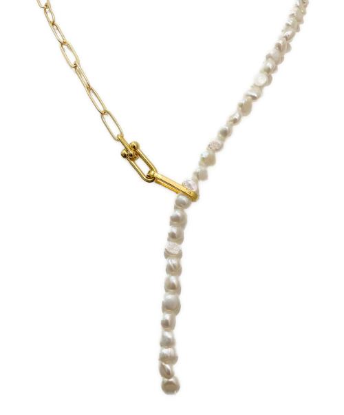 IENA（イエナ）IENA (イエナ) PEARL&PC CHAIN NECKLACE WITH ONYX ネックレスの古着・服飾アイテム