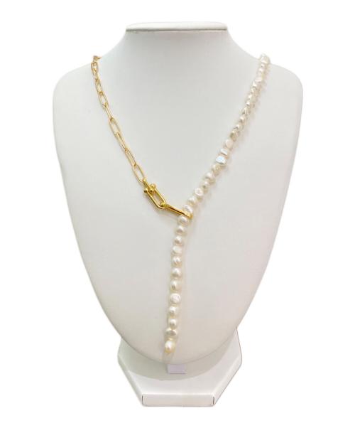 IENA（イエナ）IENA (イエナ) PEARL&PC CHAIN NECKLACE WITH ONYX ネックレスの古着・服飾アイテム