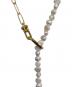 IENA (イエナ) PEARL&PC CHAIN NECKLACE WITH ONYX ネックレス：15000円