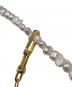 中古・古着 IENA (イエナ) PEARL&PC CHAIN NECKLACE WITH ONYX ネックレス：15000円