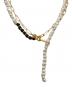 IENA（イエナ）の古着「PEARL&PC CHAIN NECKLACE WITH ONYX ネックレス」