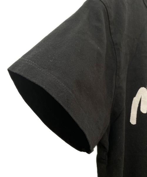maison kitsune（メゾンキツネ）maison kitsune (メゾンキツネ) ロゴTシャツ ブラック サイズ:Mの古着・服飾アイテム